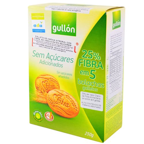 Galletitas GULLÓN Diet Fibra sin azúcar 250 g