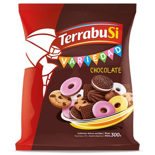 Galletita TERRABUSI Angry Birds Chocolate 300 g