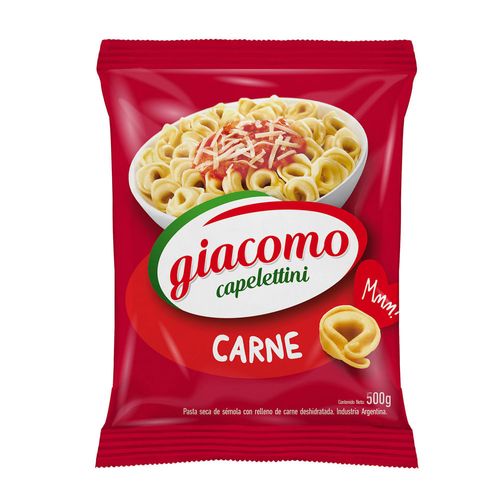 Fideos capeletis de carne GIACOMO capelettini 500 g