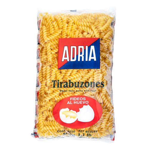 Fideos al huevo ADRIA tirabuzón 500 g