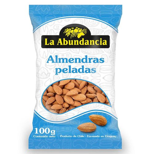 Almendras LA ABUNDANCIA peladas 100 g