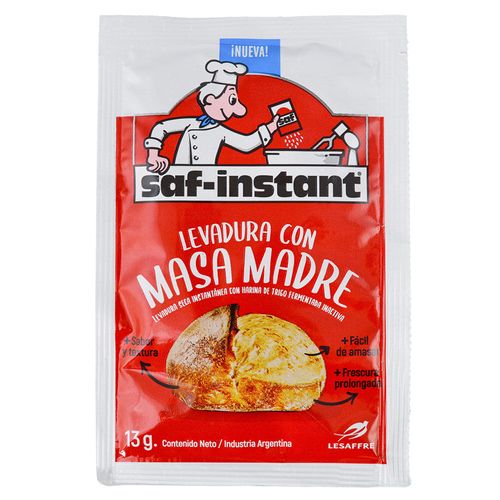 Levadura seca SAF-INSTANT con masa madre 13 g