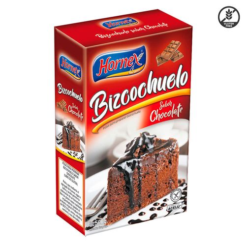 Premezcla bizcochuelo HORNEX chocolate sin gluten