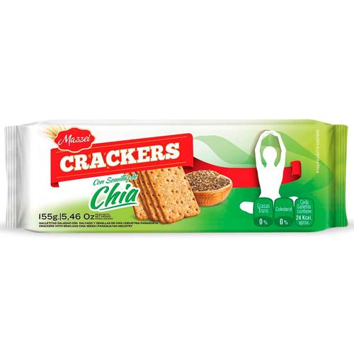 Galletas Mazzei CRACKERS chía 155 g