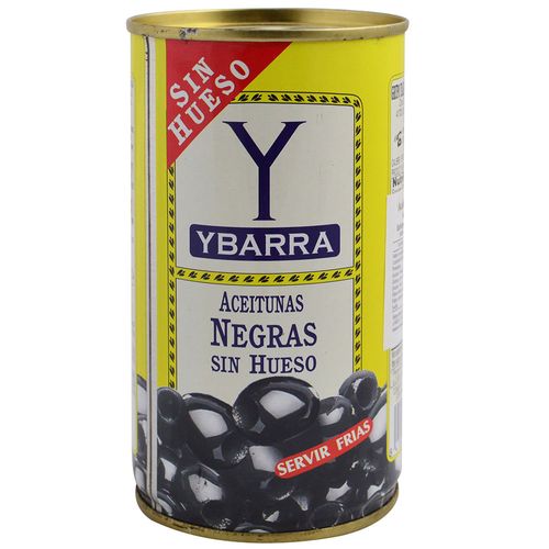 Aceitunas sin carozo negras YBARRA 150 g