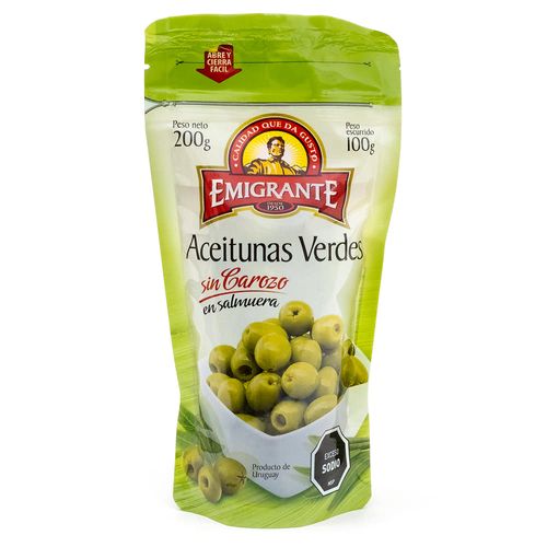 Aceitunas EMIGRANTE sin carozo 100 g