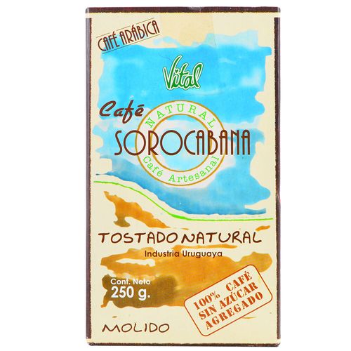 Café tostado natural SOROCABANA 250 g