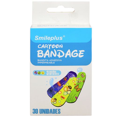 Banditas adhesivas SMILEPLUS cartoon 30 un.