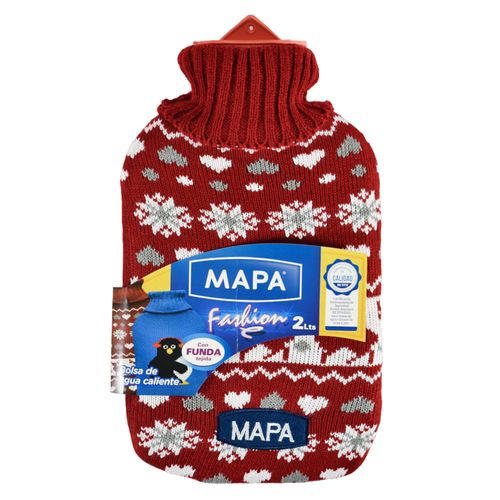 Bolsa de agua caliente MAPA fashion con funda
