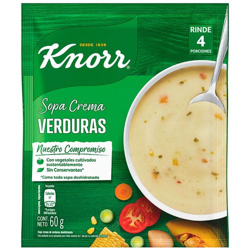 Sopa crema de verduras KNORR 76 g