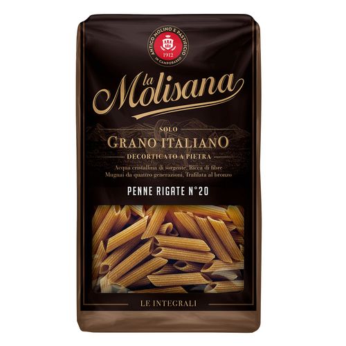 Fideos penne rigate LA MOLISANA integral 500 g