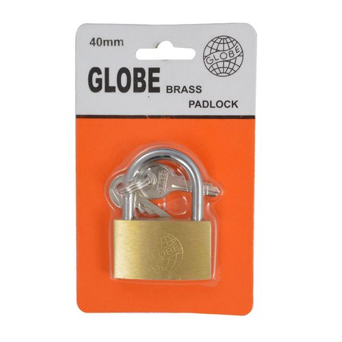 Candado bronce GLOBE 40mm