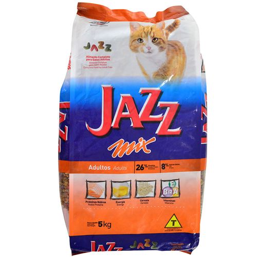 Alimento para gatos JAZZ Mix 5 kg
