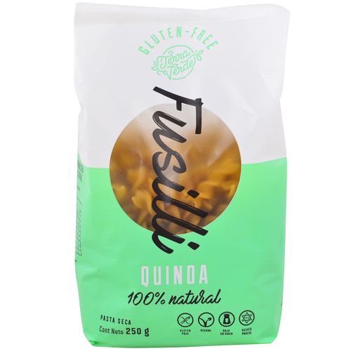 Fideos fusilli TERRA VERDE de quínoa 250 g