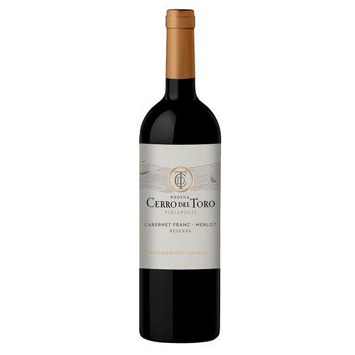 Vino tinto Cabernet Franc Merlot reserva CERRO DEL TORO 750 ml