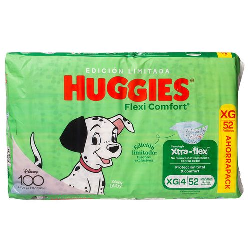 Pañales HUGGIES Flex Confort ahorro XG 52 un.