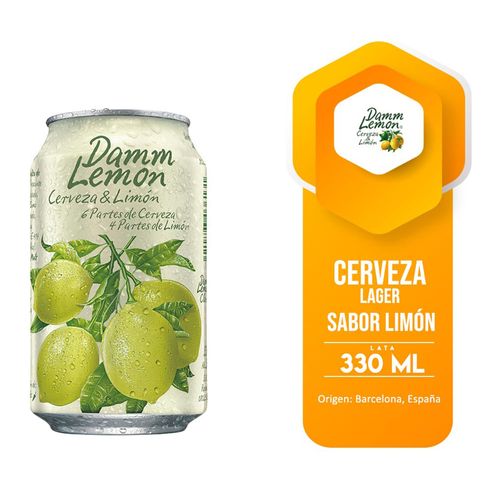 Cerveza DAMM Lemon lata 330 ml