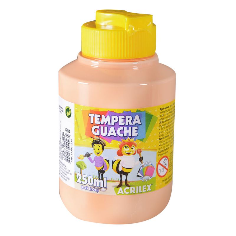 Tempera-escolar-ACRILEX-250-ml-piel-0