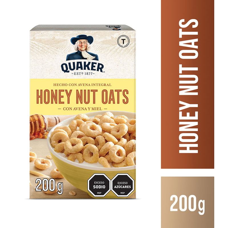 Cereal-HONEY-Nut-Oats-Quaker-200-g-2