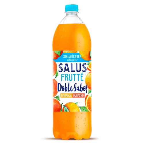 Agua SALUS Frutté Sin Azúcar Naranja Durazno 1.5 L