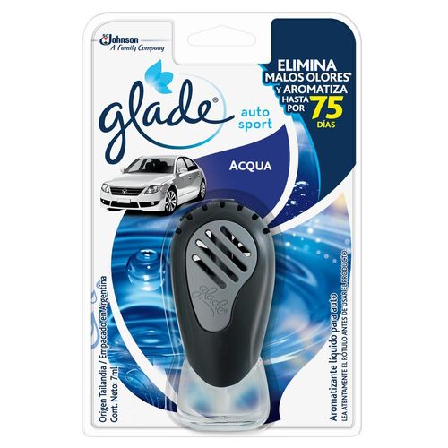 Aromatizante GLADE Auto Sport Acqua aparato