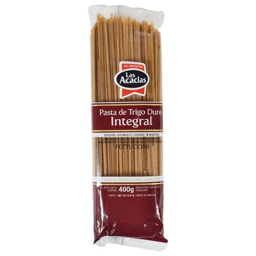 Fideo Fettuccini integral LAS ACACIAS 400 g
