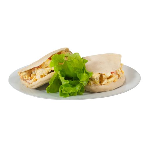Pan de pita relleno de pollo x un.
