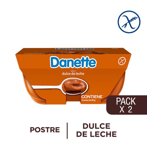 Postre DANETTE crema de dulce de Leche 190 g