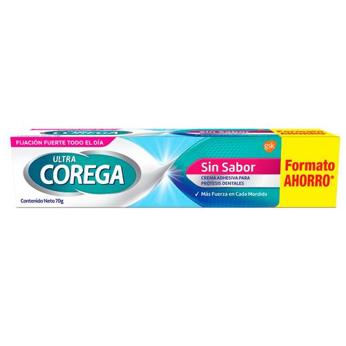 Crema adhesiva ULTRA COREGA sin sabor 70 g