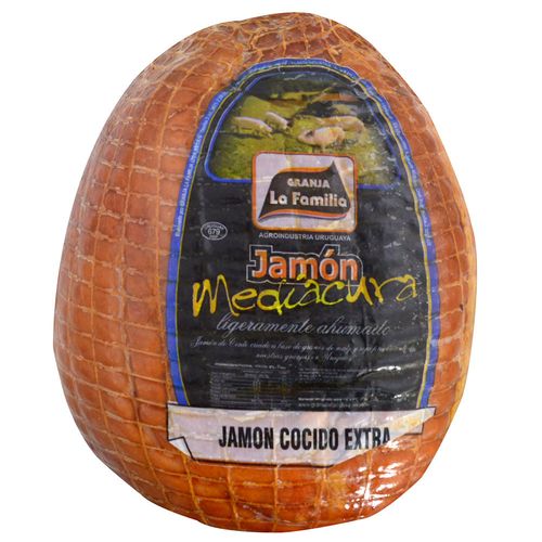 Jamón Cocido extra media cura GRANJA LA FAMILIA x 50 g