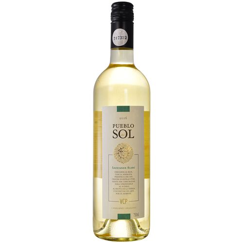 Vino Blanco PUEBLO DEL SOL Sauvignon Blanc 750 cc