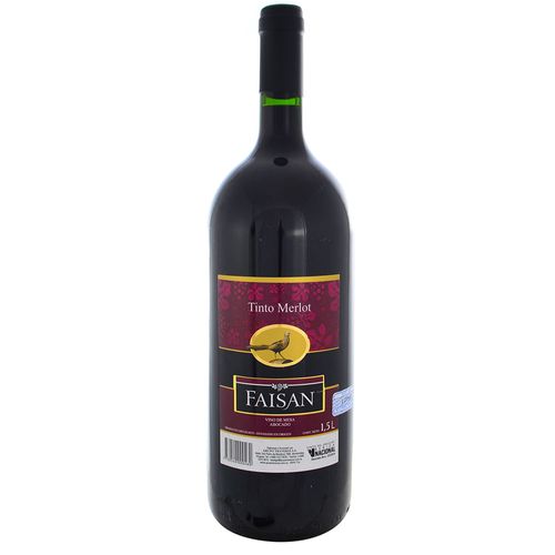 Vino Tinto Merlot Faisan 1,5 L