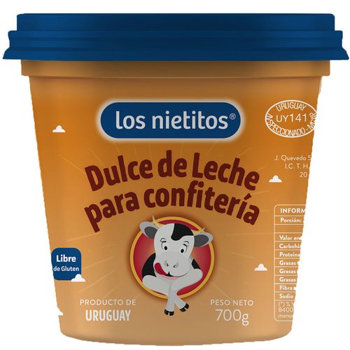 Dulce de leche repostero LOS NIETITOS 700 g