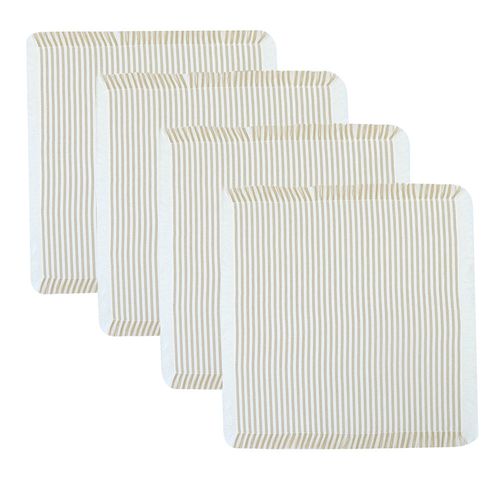 Servilleta Oxford 40x40 cm con Flecos Beige