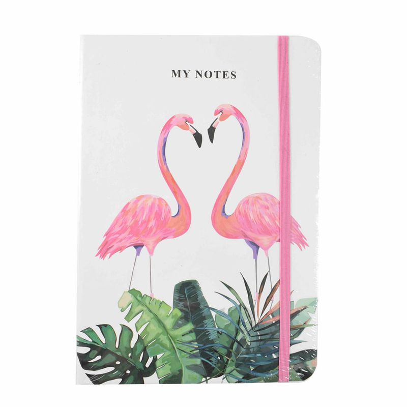Libreta-tapa-dura-A5-lomo-con-elastico-80h-flamingo-0