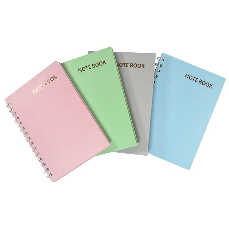Cuaderno-tapa-dura-A5-con-espiral-colores-pastel-100-hojas-0