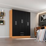 Ropero-Pop-6-Puertas-2-Cajones-135x174x37-cm-Canela-Negro-0