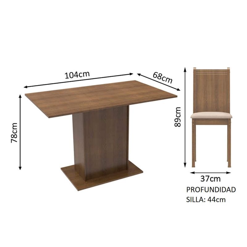 Juego-de-comedor-4-sillas-crema-perla-2