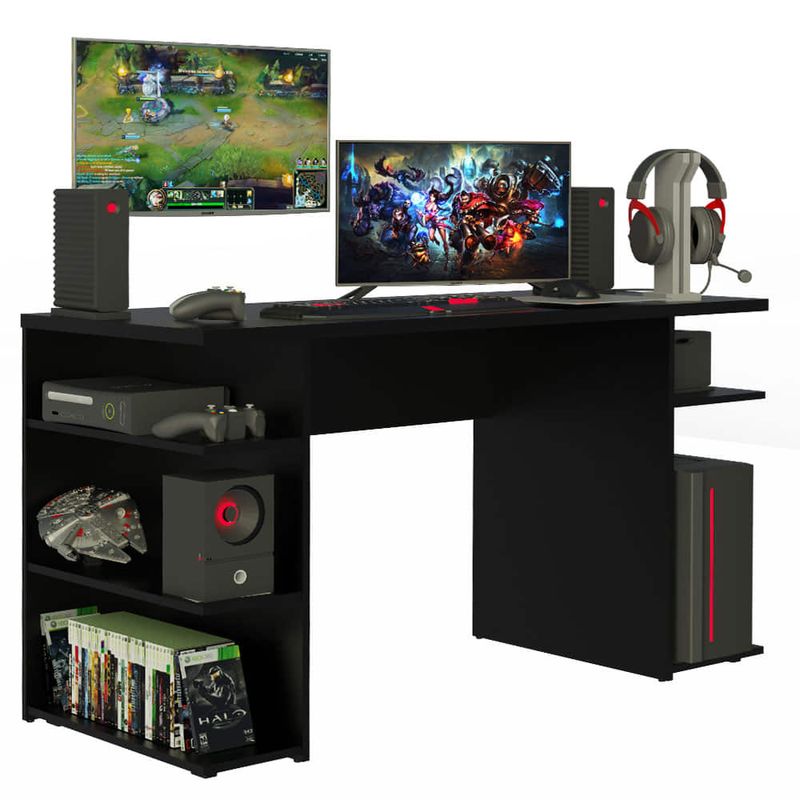 Escritorio-Gamer-75x136x60-cm-Negro-1