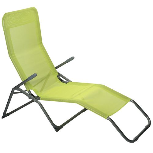 Sillón para Playa Acero 186x59,5x96 cm