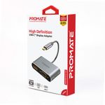 Hub-PROMATE-media-USB-C-a-HDMI4K-y-VGA-1