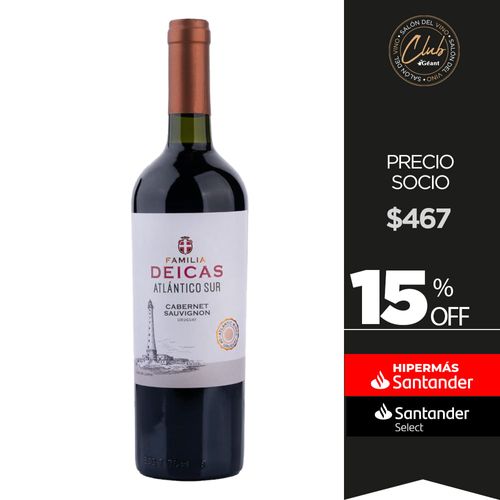 Vino Tinto Cabernet Sauvignon Reserve Atlántico Sur 750 ml