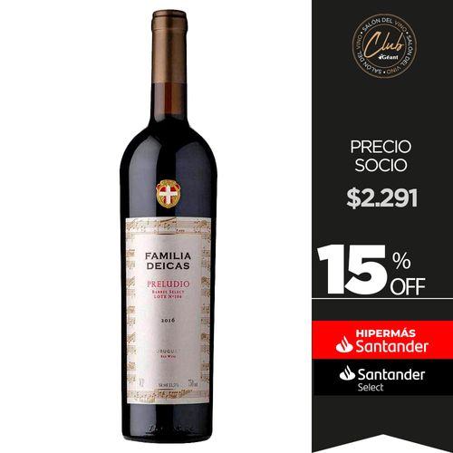 Vino Tinto Blend PRELUDIO 750 ml