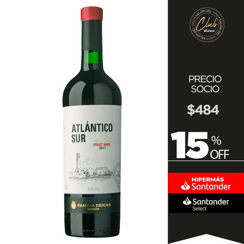 Vino Tinto Pinot Noir Reserve Atlántico Sur 750 ml