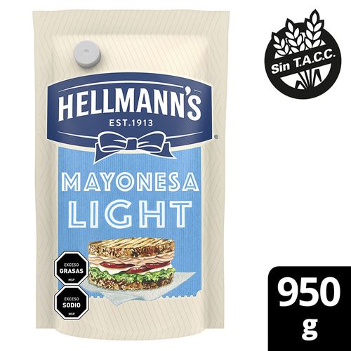 Mayonesa light HELLMANN'S doy pack 1000 cc