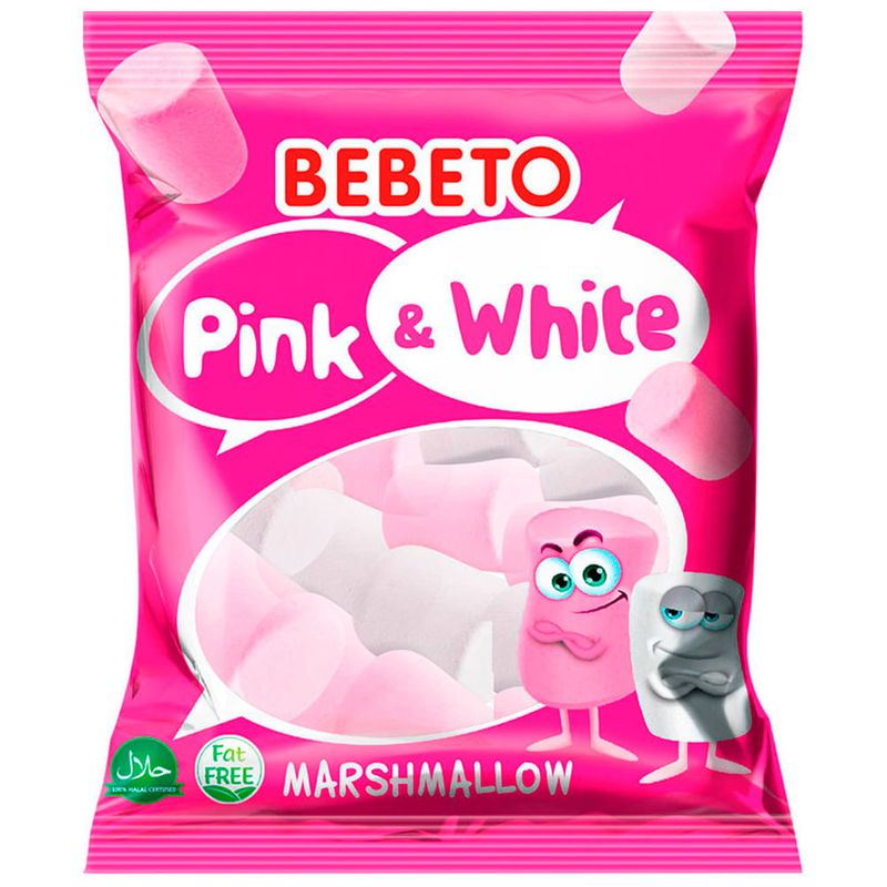 Marshmallow-BEBETO-Pink---white-135g-0