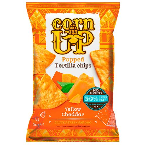Tortilla chips CORN UP queso 60g