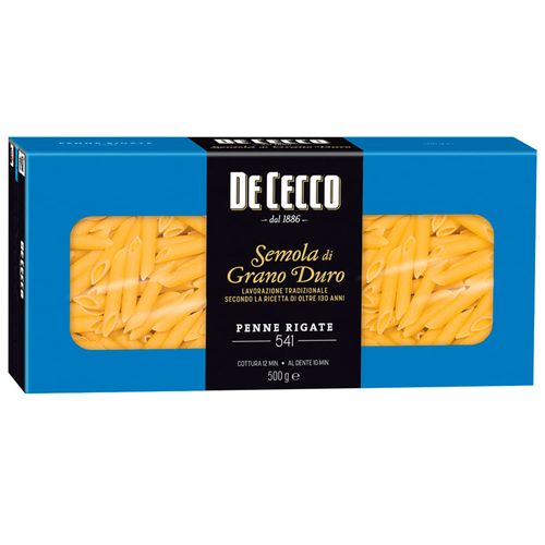 Fideo DE CECCO Penne Rigate 500 g