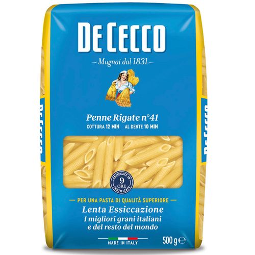 Fideos DE CECCO Penne Rigate 500 g