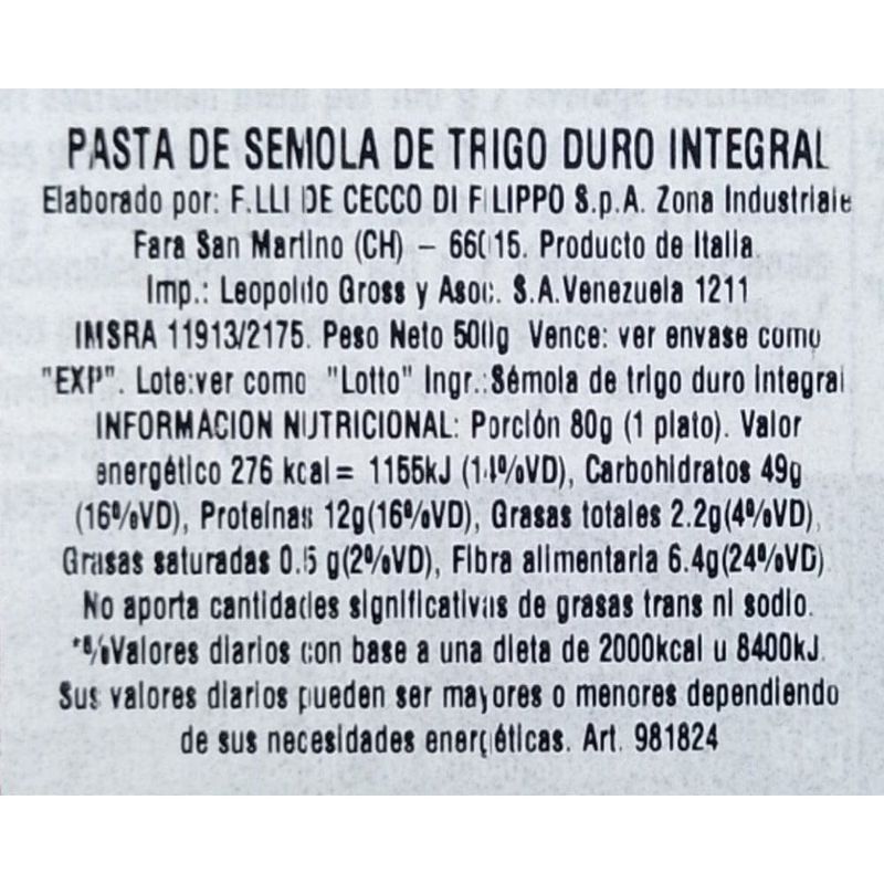 Fideos-DE-CECCO-Penne-Rigate-Integrali-500-g-1
